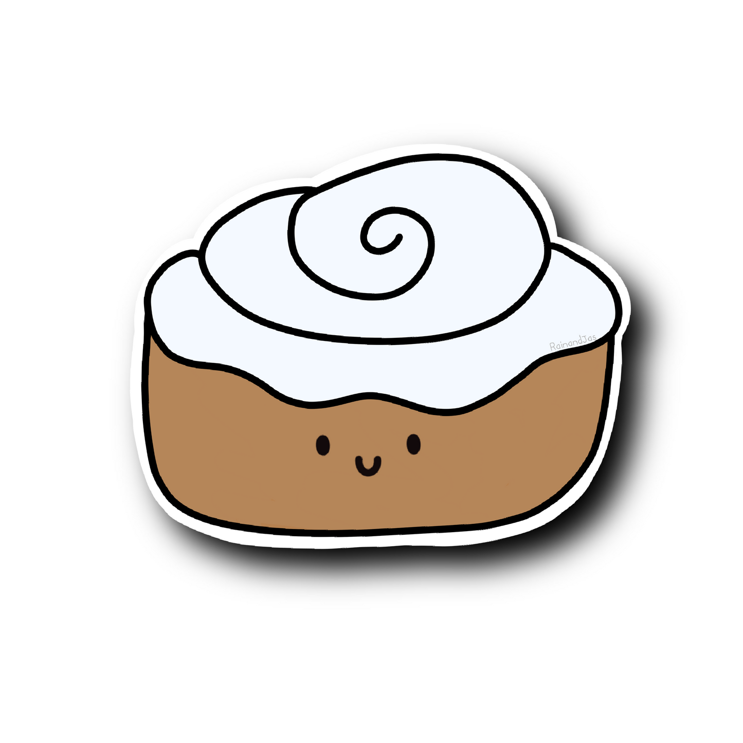Cinnamon Roll Vinyl Sticker