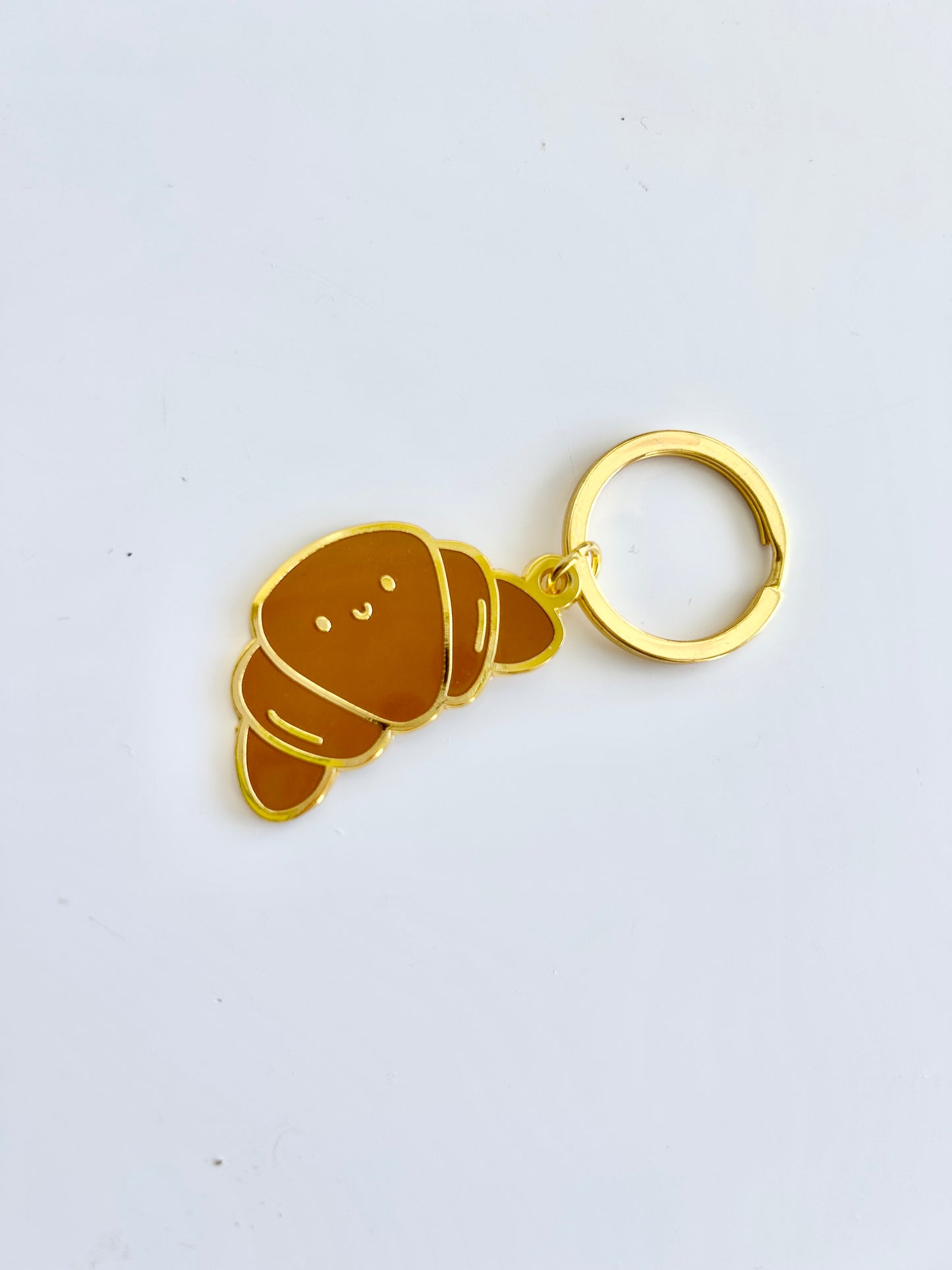 Croissant Keychain