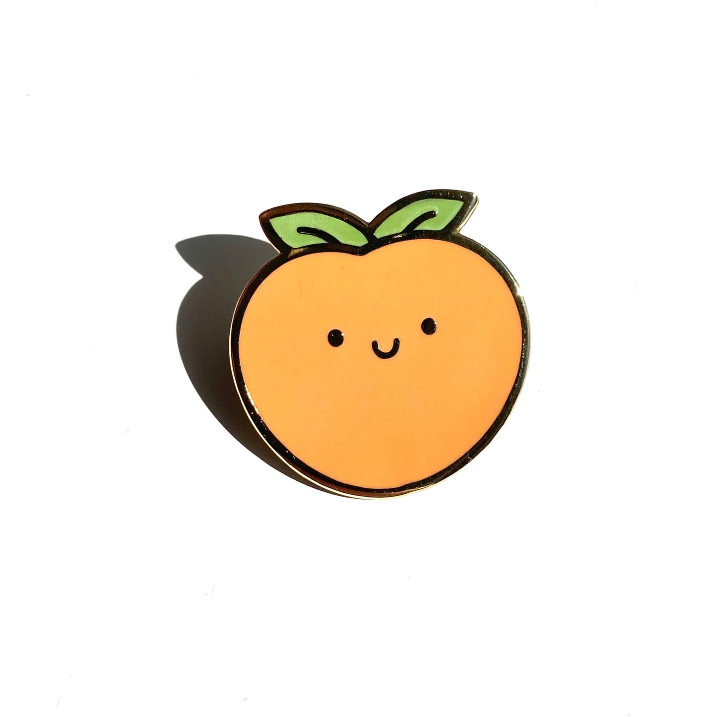 Peach Enamel Pin