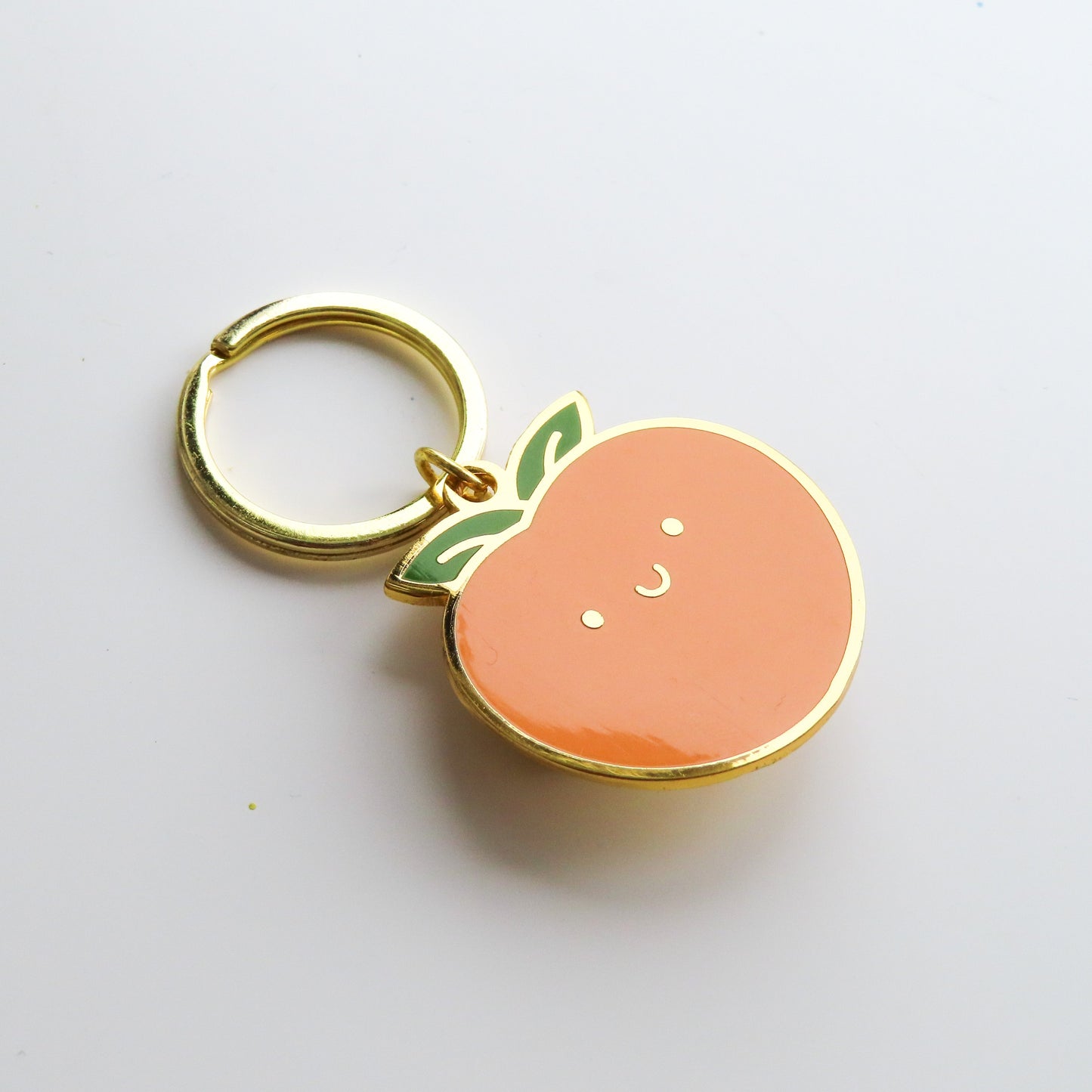 Peach Keychain