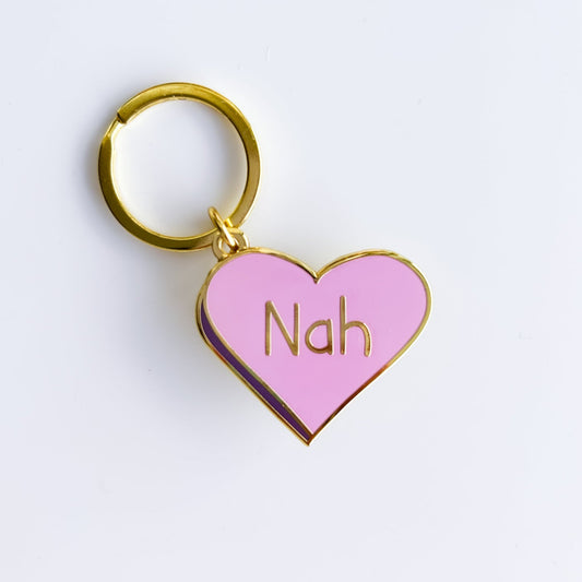 Nah Heart Keychain