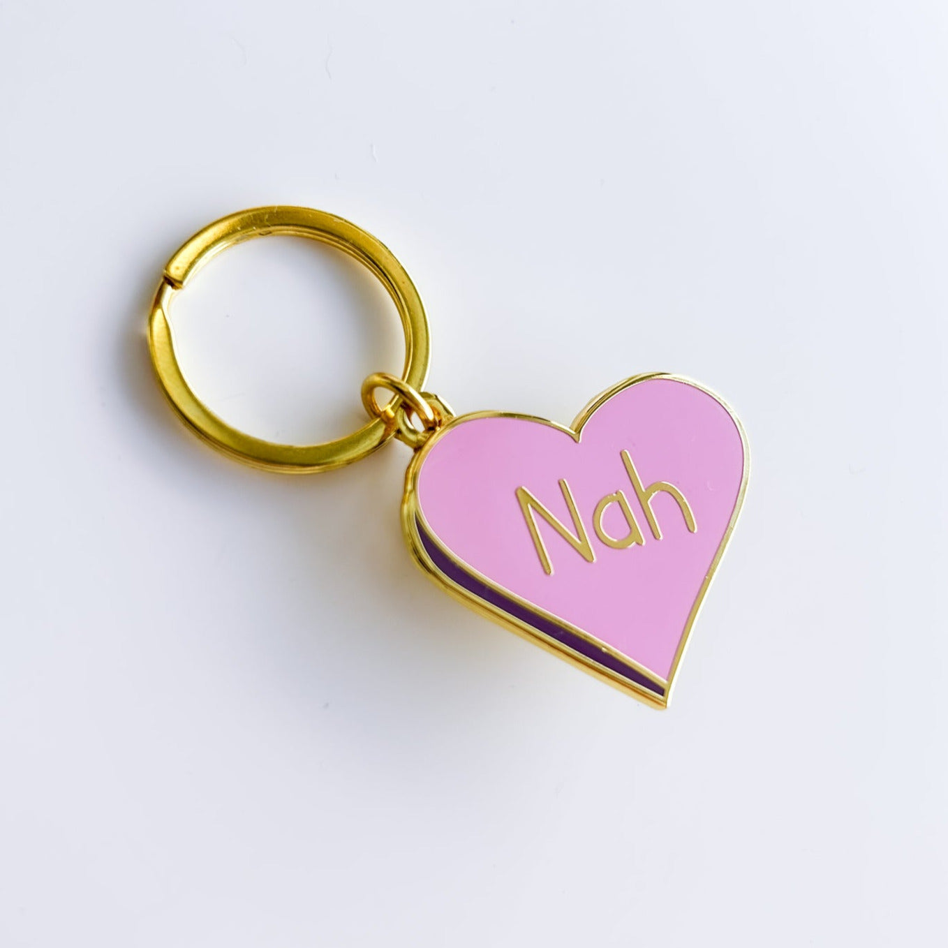Nah Heart Keychain