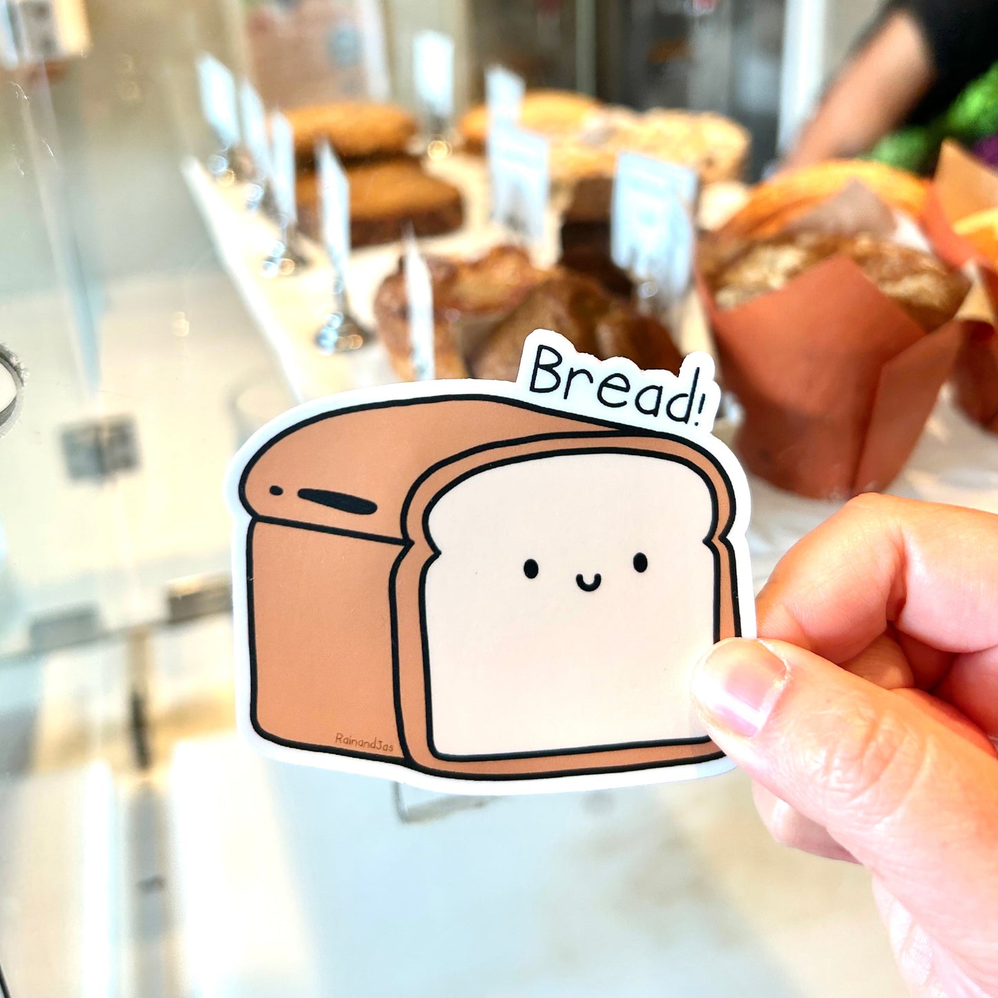 Bread Loaf Vinyl Sticker