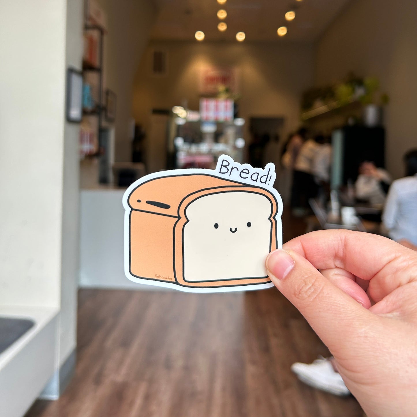 Bread Loaf Vinyl Sticker