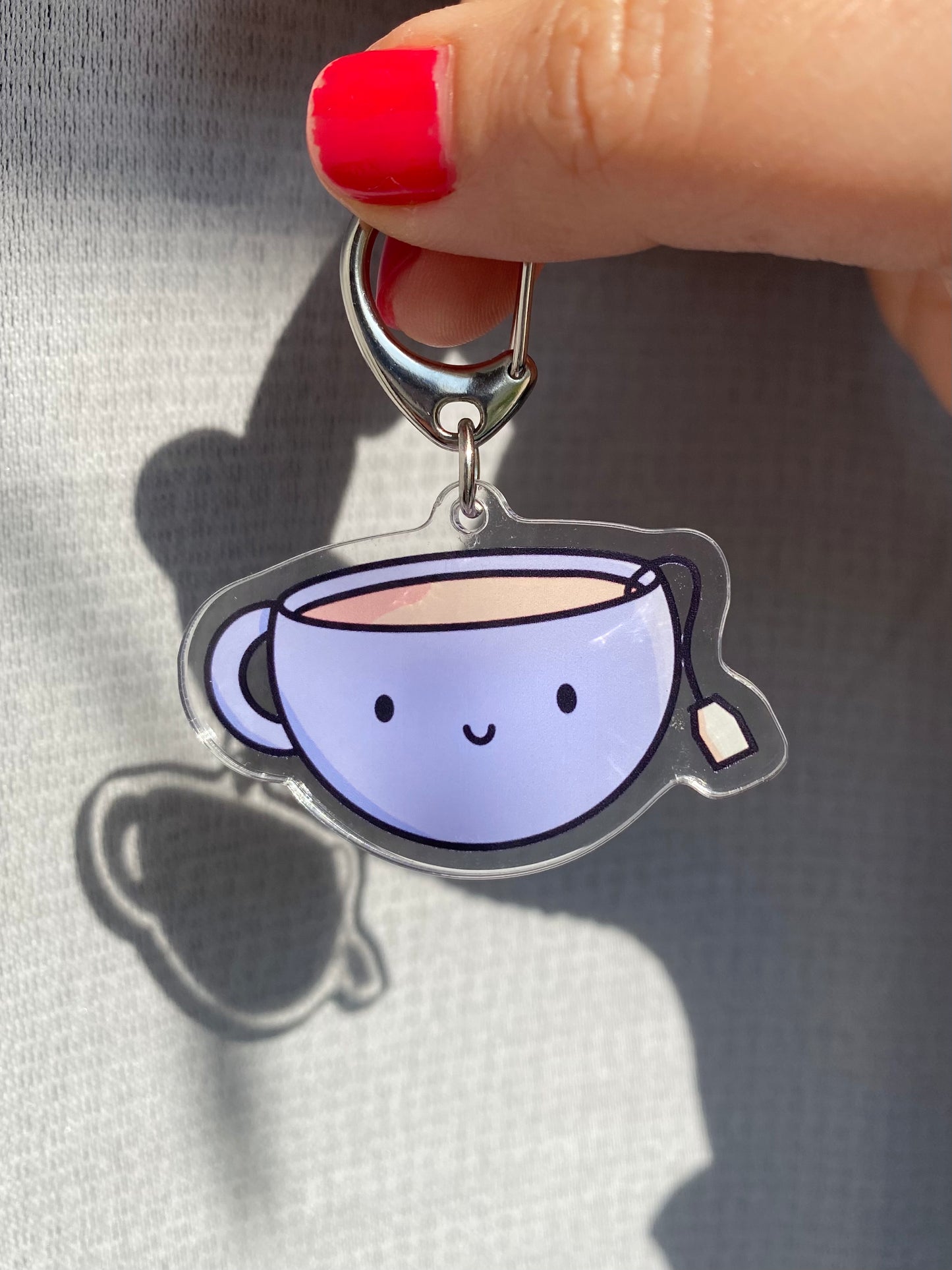 Teacup Acrylic Keychain