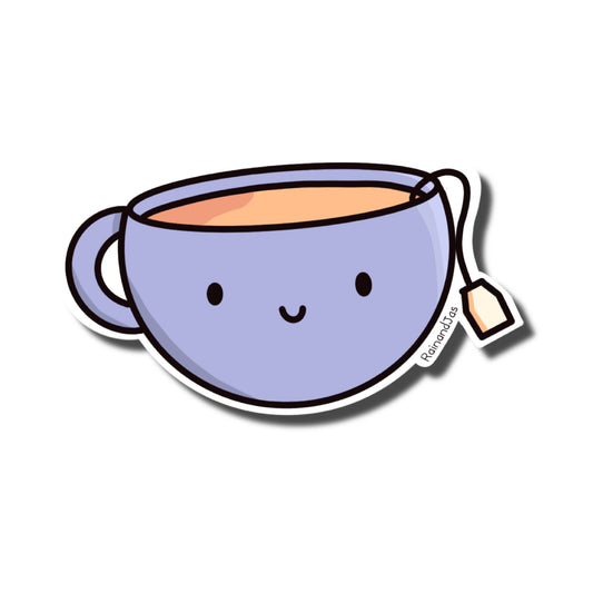 Teacup Vinyl Sticker